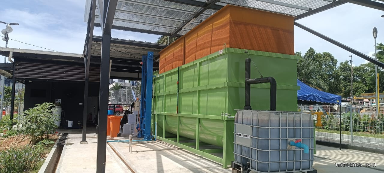 The integrated anaerobic digester centre is able to process 500kg of food waste per day and will contribute to food waste reduction and ease the burden of landfills within Selangor. – SHAHRIM TAMRIN/The Vibes pic, January 20, 2023 