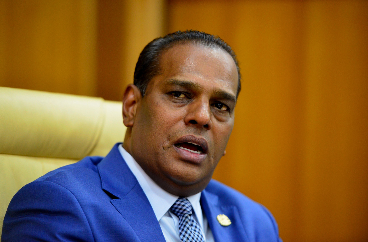 Human Resources Minister Datuk Seri M. Saravanan had reportedly claimed in a video that any expenses incurred by the attendance of the tens of thousands of devotees he invited to the Thaipusam festivities will be borne by the Sri Mahamariamman temple management and MIC. – Bernama pic, January 18, 2022