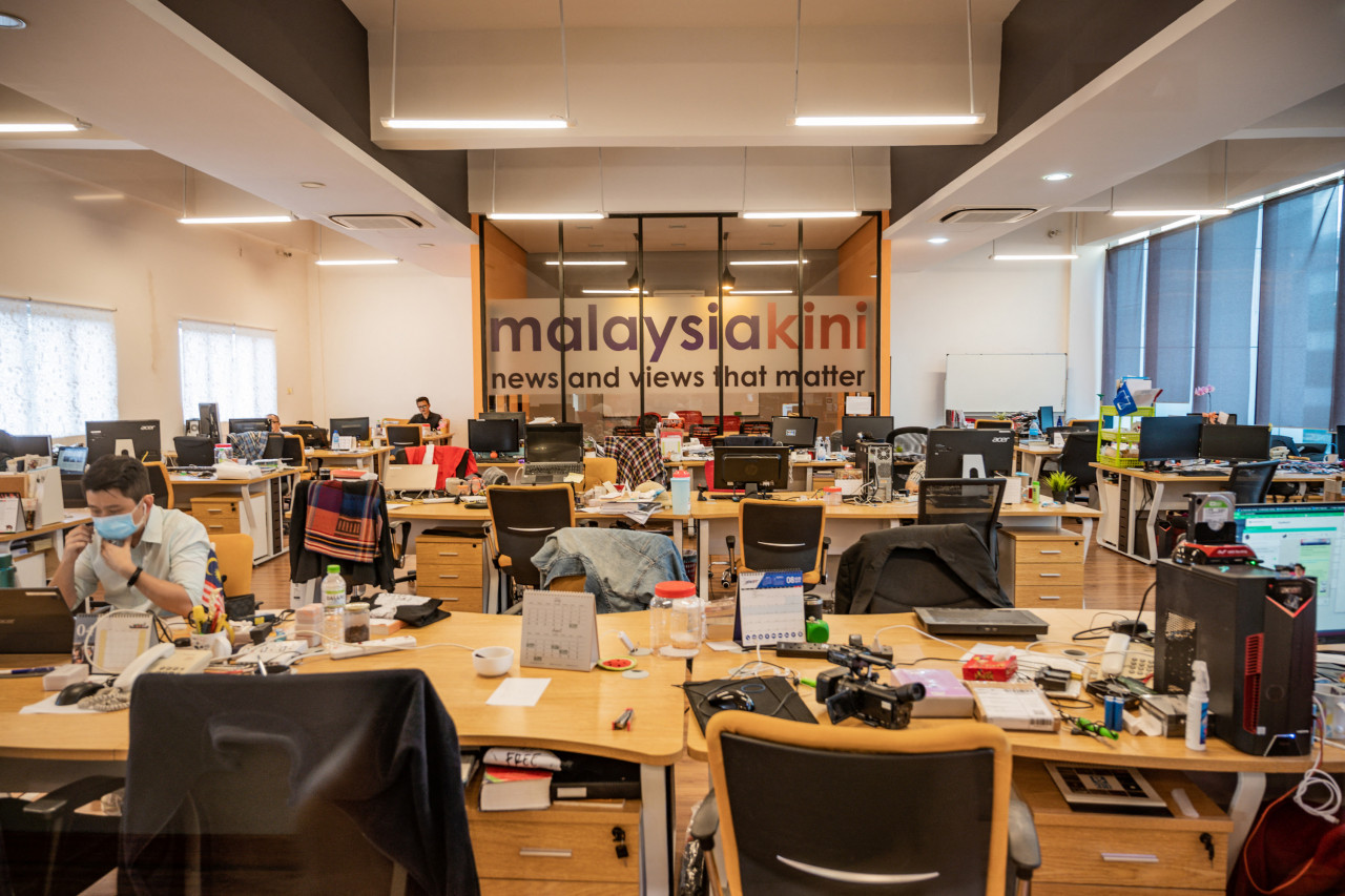 The costs involved in moderating 2,000 comments daily are too high for Malaysiakini, which, despite its wide reach, is a low-cost operation. – AFP pic, February 23, 2021