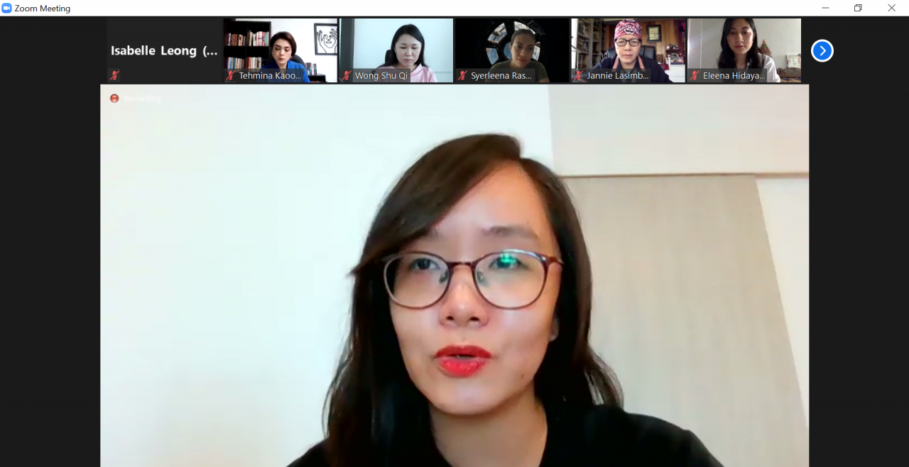 Subang Jaya assemblyman Michelle Ng says raising the minimum marriage age in Selangor required a lot of political will and engagement from the religious perspective, right from the top, ‘from the palace all the way down’. – Screen grab, July 18, 2021