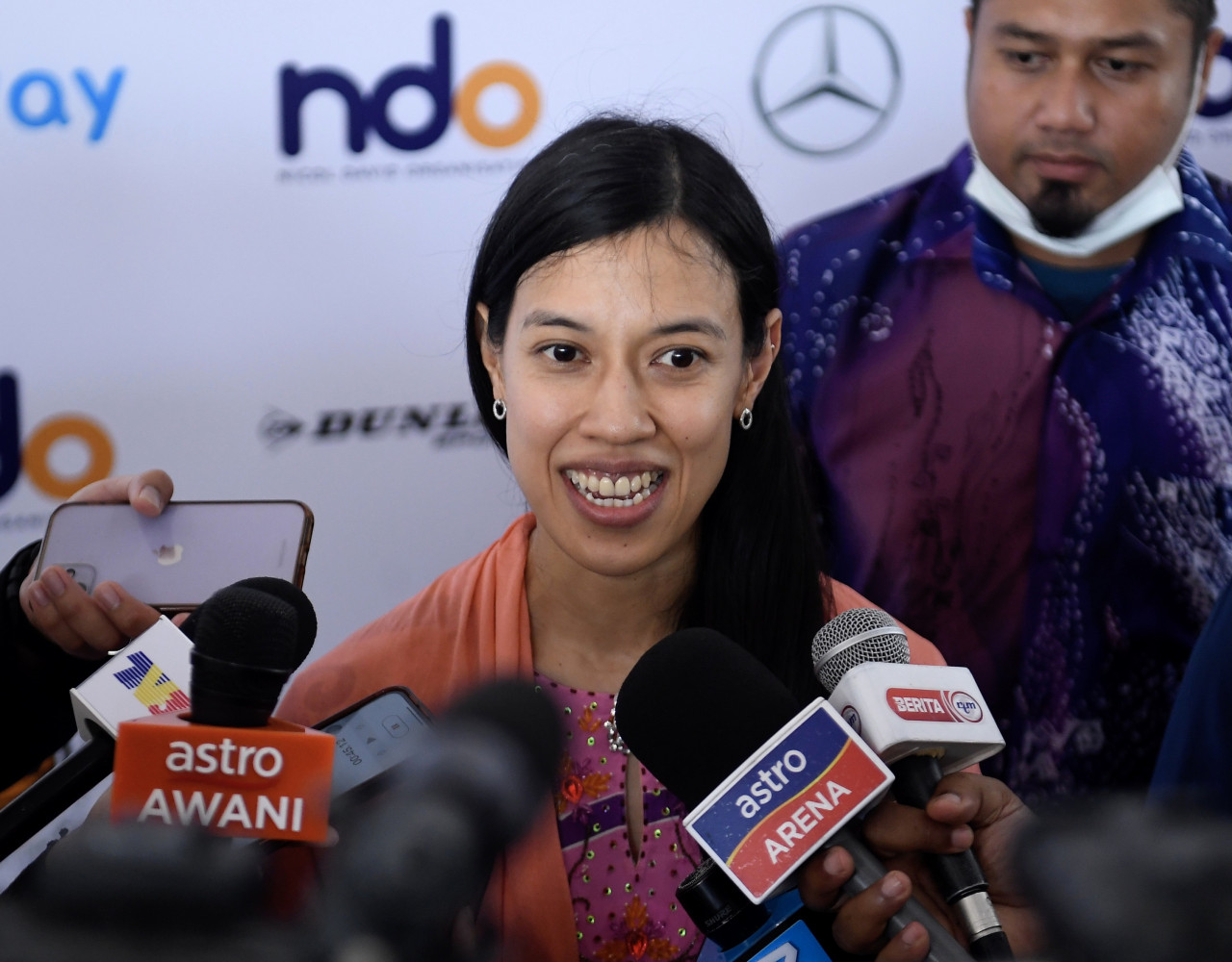 Datuk Nicol Ann David says that when she was growing up competing and training with the Penang team, they always had Malay teammates that would invite them to their houses and celebrate Raya with their families. – Bernama pic, April 22, 2023