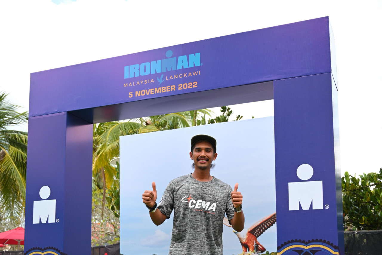 National triathlete Muhammad Haziq Junaidy, who recently emerged as the fastest Malaysian male at the Ironman 70.3 Langkawi race, said Malaysian multi-sport events athletes have proven themselves to be capable in competing on the world stage. – Pic courtesy of Ironman 70.3 Langkawi, November 10, 2022
