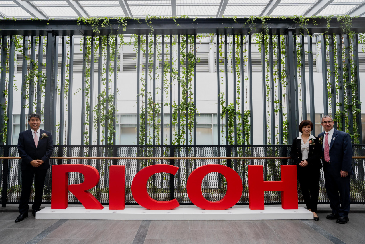 (From left) Joji Tokunaga, president of Ricoh Asia Pacific and Latin America; Alice Lee, managing director of Ricoh (Malaysia) Sdn Bhd, and Steven Burger, general manager of business enablement, Ricoh Asia Pacific and Latin America. – Pic courtesy of Ricoh Malaysia, November 15, 2022
