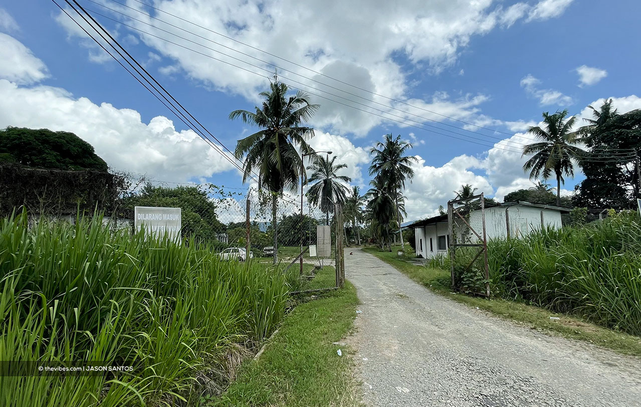 The entrance of Camp PPH in Keningau where a few former Sabah Border Scouts are still living with their families after their unit was disbanded in 1986. – JASON SANTOS/The Vibes pic, August 24, 2021