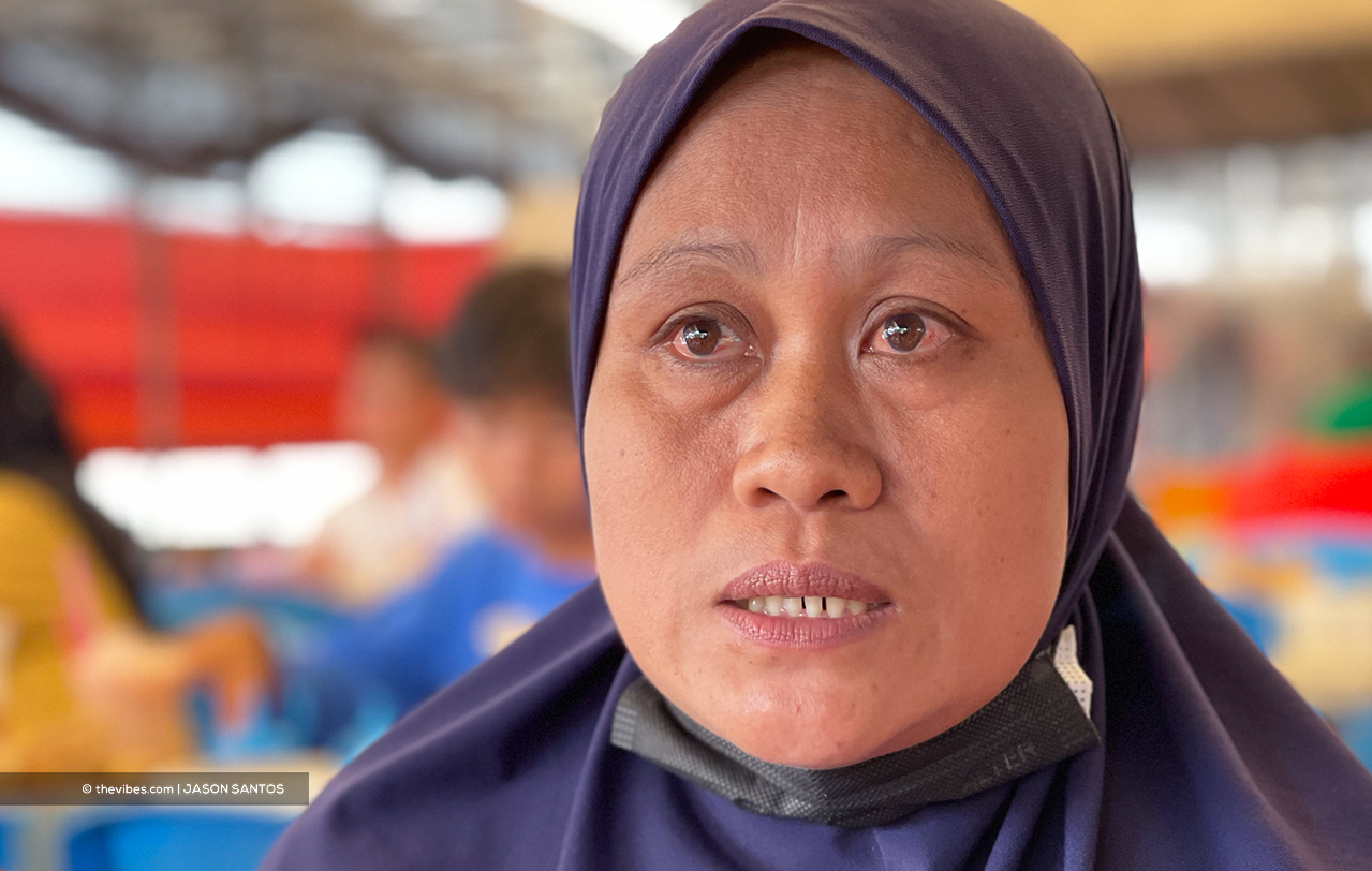 Siti Aminah Ali, who worked as a tele-clerk at ITC, the plywood manufacturing branch of Sabah Forest Industries, has to work as a domestic helper twice a week, earning RM80 a week. – JASON SANTOS/The Vibes pic, November 28, 2021