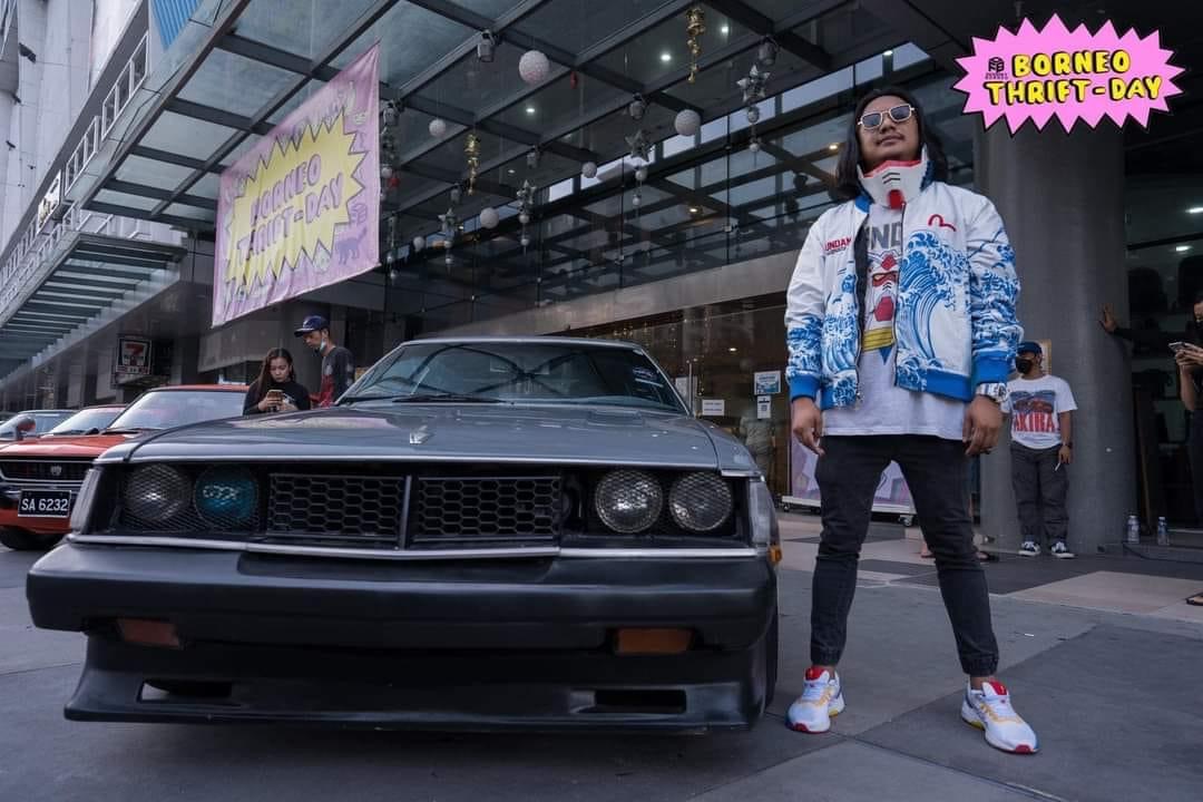 Marketing executive Arif Zakaria with his old school car, a Toyota Celica. – The Vibes pic, January 16, 2022
