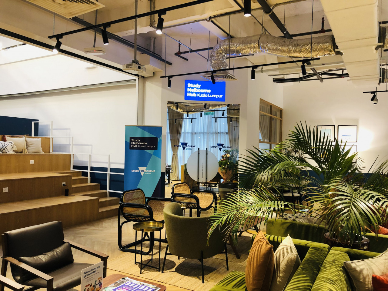 Prospective students can access information about studying in Victoria at the Study Melbourne Hub Kuala Lumpur, while education service providers can hold engagement events there. – The Vibes pic, November 24, 2021
