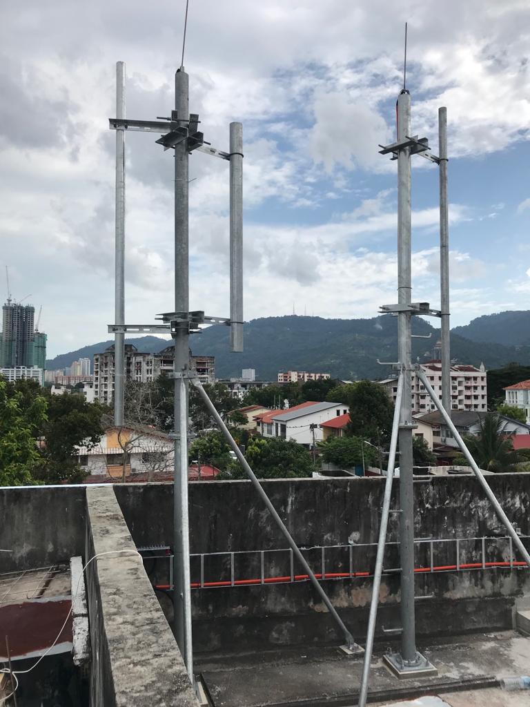 Residents Wilson Murthy and Teng Beng Lee are working to obtain signatures from other residents to pressure the authorities to take down the telco towers that were erected on their residential building without their consent. – Pic courtesy of Wilson Murthy, May 21, 2022