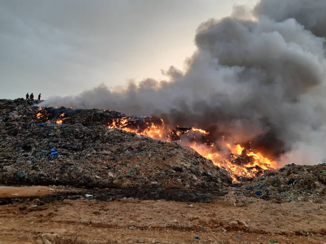 The Pulau Burung landfill is now famous for being the site of a massive fire that started on January 12 and lasted for almost three weeks until it was fully extinguished on January 30. – Pic courtesy of Penang Fire and Rescue Department, April 19, 2022