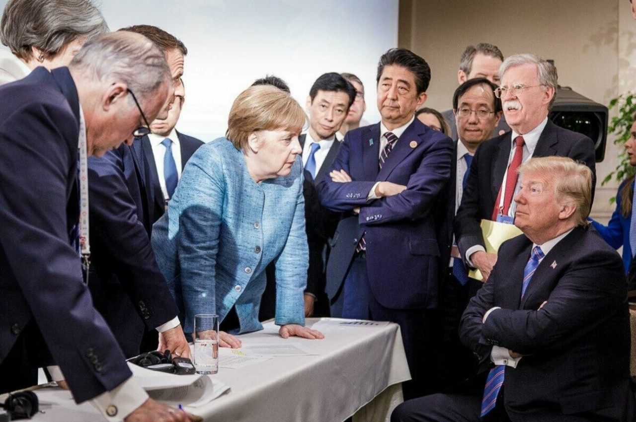 ‘This picture also shows that we're indeed grappling with issues,’ Angela Merkel says of the now-famous shot. – AFP pic, August 26, 2021