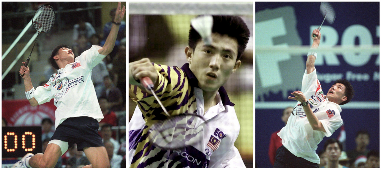 These pictures show former national shuttler Ong Ewe Hock during his playing days. The 1994 Commonwealth Games men’s singles silver medallist says having multiple world-class players in the roster would be beneficial to Malaysia’s overall performance in future tournaments. – AFP pic, August 10, 2022
