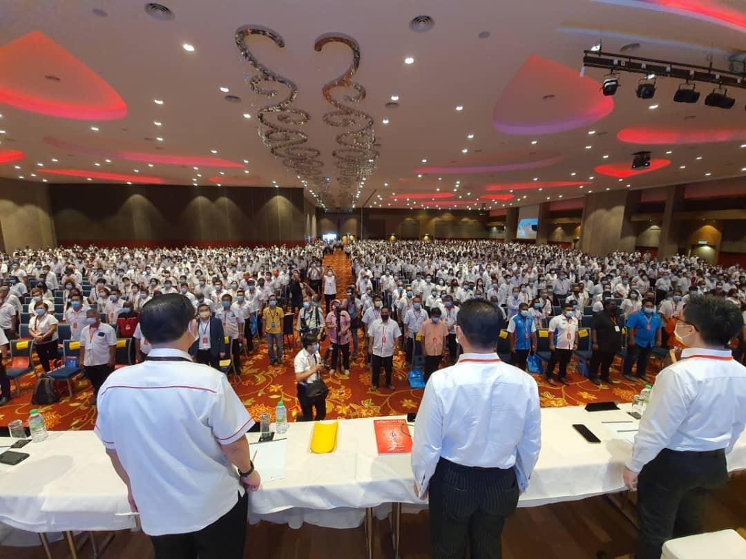 The Perak DAP convention today sees a record turnout of more than 2,100 delegates. – Perak DAP Twitter pic, March 14, 2021