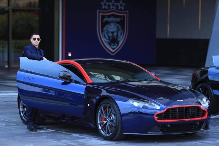 The cost price for the exclusively-designed JDT-themed Aston Martin cars is yet to be decided