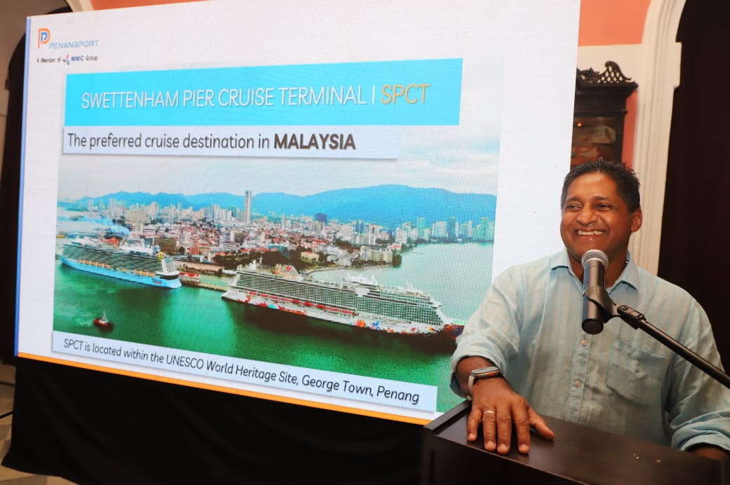 Penang Port Sdn Bhd chief executive officer Datuk Sasedharan Vasudevan says three applicants have been shortlisted to redevelop the abandoned warehouses near the Swettenham Pier Cruise Terminal in Penang. – The Vibes pic, August 17, 2024.