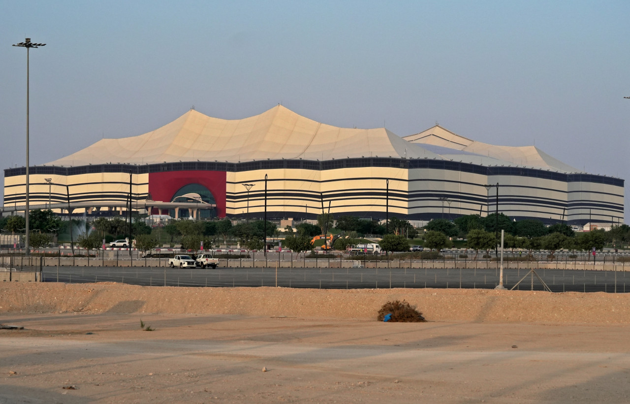 The Al-Bayt Stadium, which is constructed in the form of a Bedouin tent, is situated on Qatar’s northeast coast, around 35km from Doha, making it one of the harder venues to access for supporters. – AFP pic, October 19, 2022