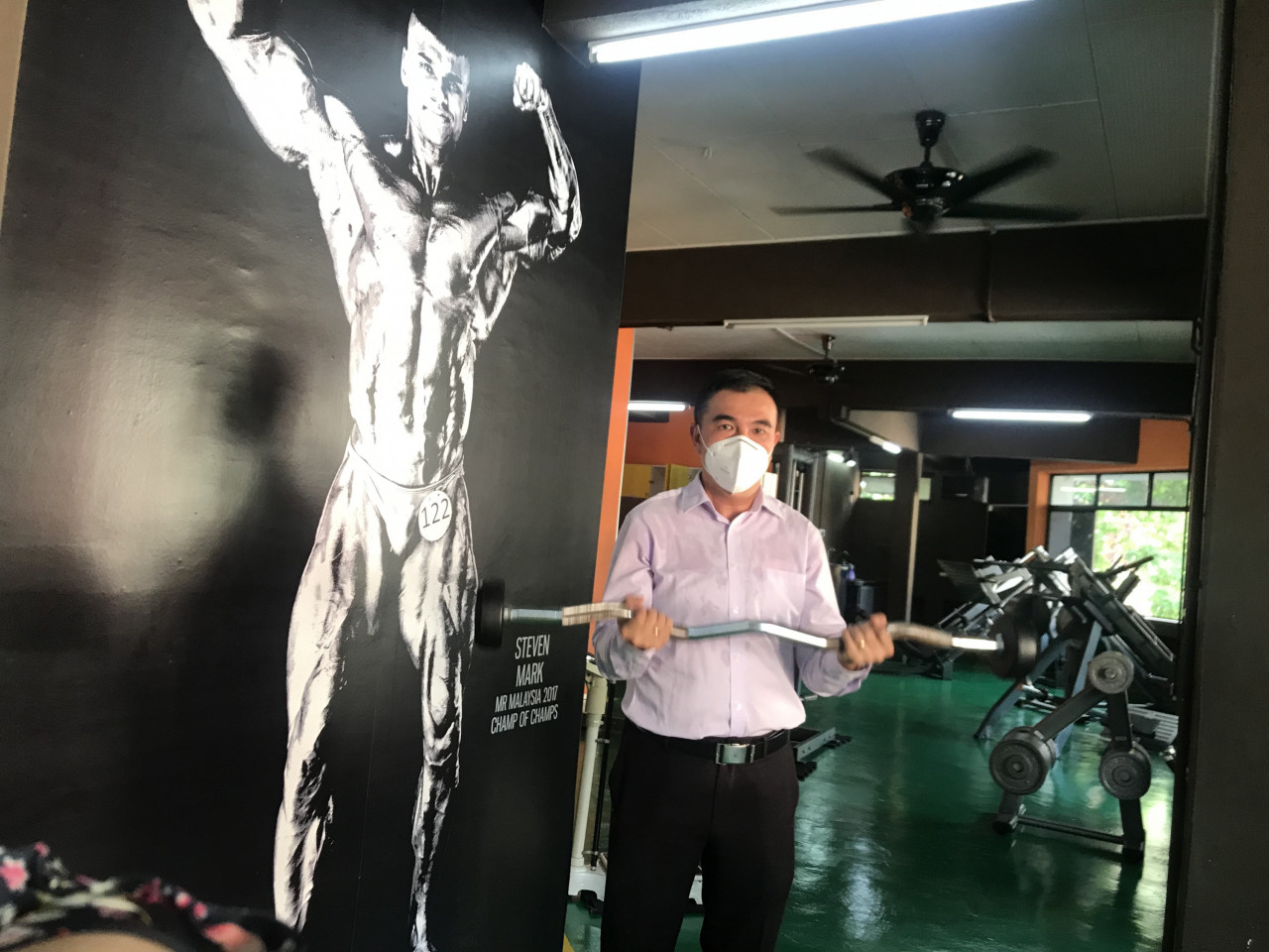 If ventilation is a problem, shouldn't offices not be allowed to open as well, not just gyms, asks Penang youth and sports exco Soon Lip Chee. – RACHEL YEOH/The Vibes pic, September 22, 2021
