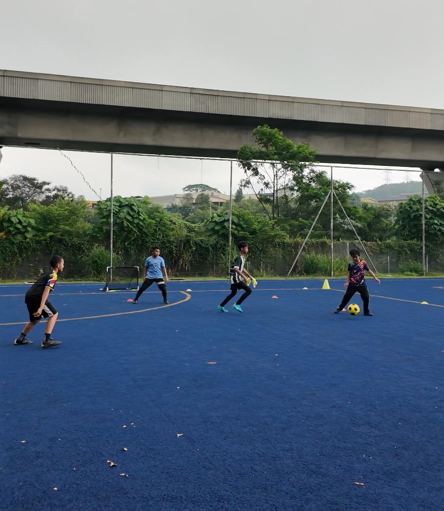 Children training at the academy. – The Vibes pic, August 19, 2024.