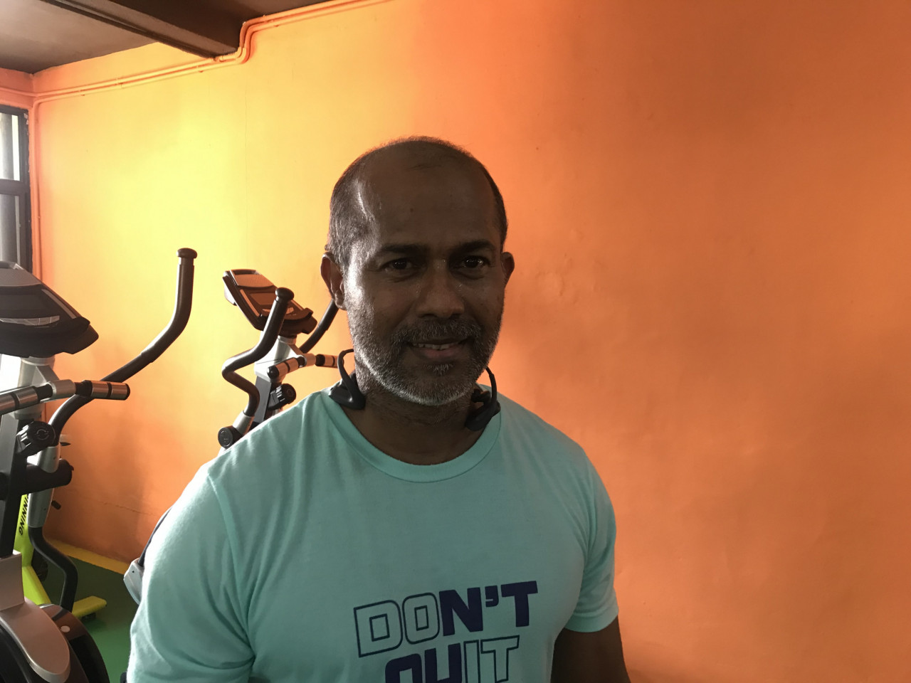 Gyms are essential because home workouts are not sufficient, says gym-goer T. Yuvarajah. – RACHEL YEOH/The Vibes pic, September 22, 2021