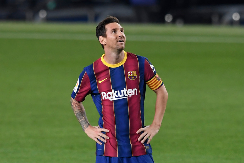 Messi scores in first game since transfer dispute