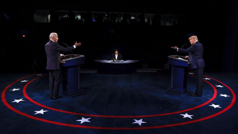 No knockouts at Biden, Trump debate 12 days before vote