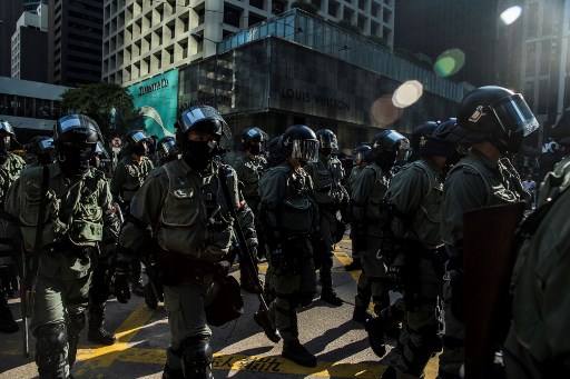 Hong Kong man jailed for 'doxxing' police during protests