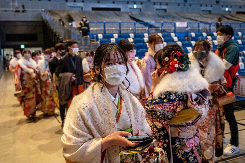 Thousands gather for Japan coming-of-age day despite virus surge
