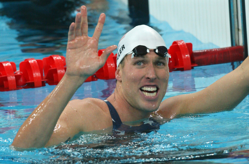  Olympic gold medalist swims with the mob