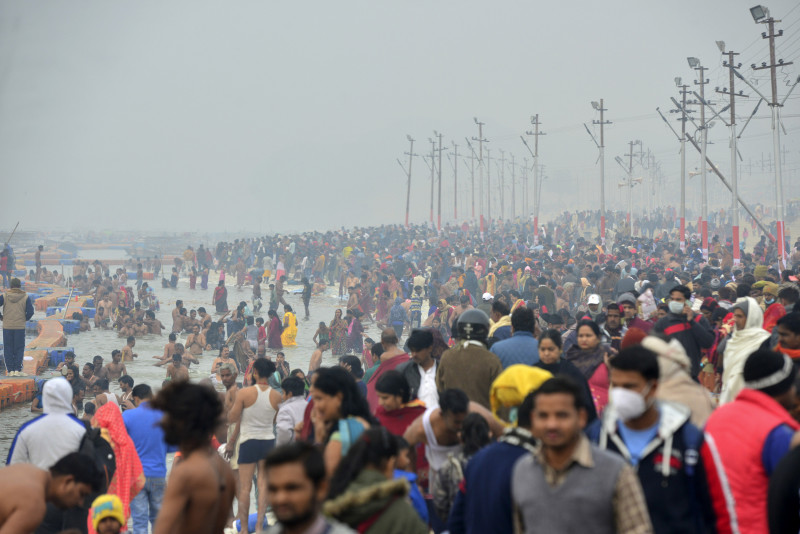 Coronavirus fails to deter India’s massive Ganges pilgrimage