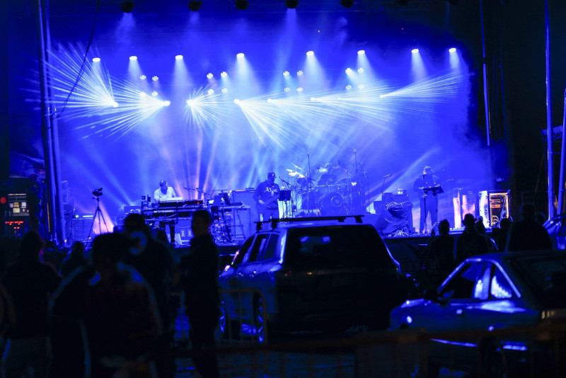 Drive-in raves in virus-hit US