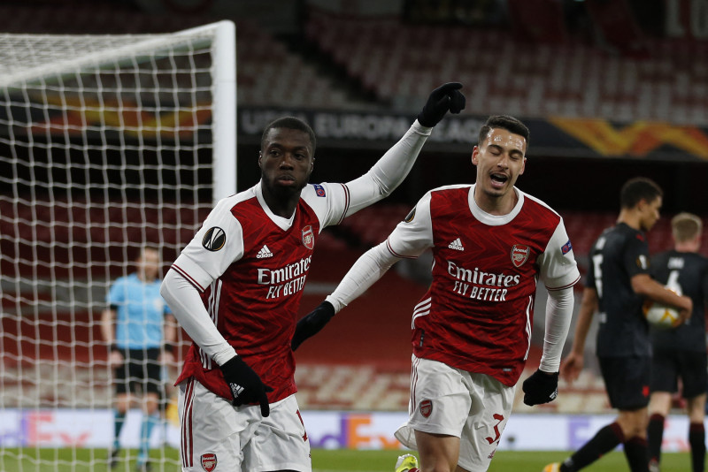 Last-gasp Slavia goal leaves Arsenal's Europa League hopes in balance