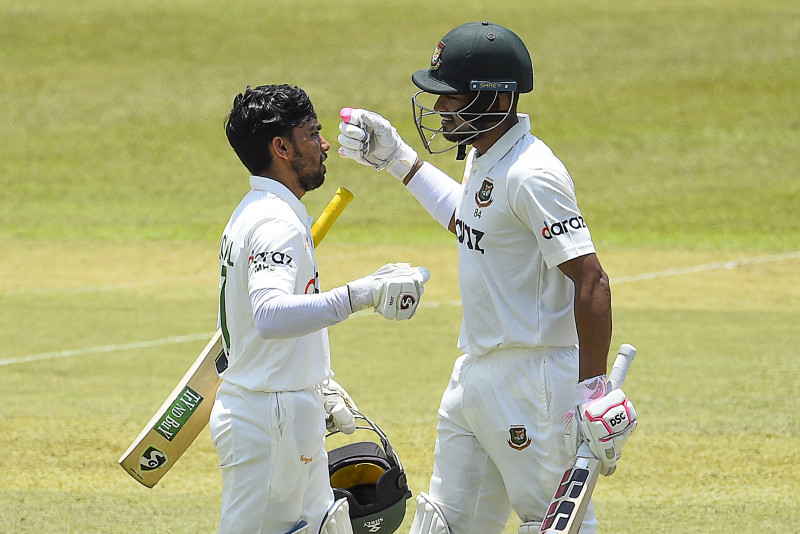 Record stand by Shanto and Mominal puts Bangladesh in charge of First Test