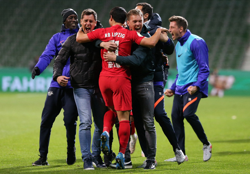 Forsberg fires Leipzig into German Cup final