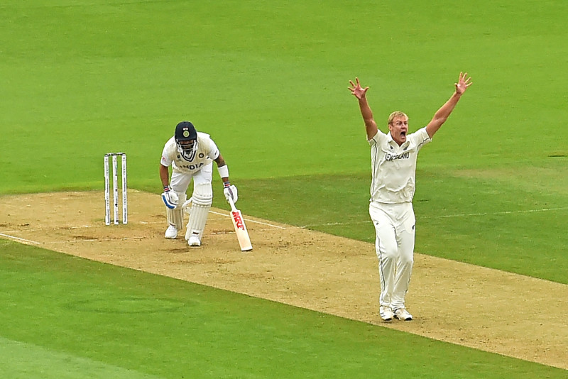 New Zealand's Jamieson takes five before India hit back in World Test final