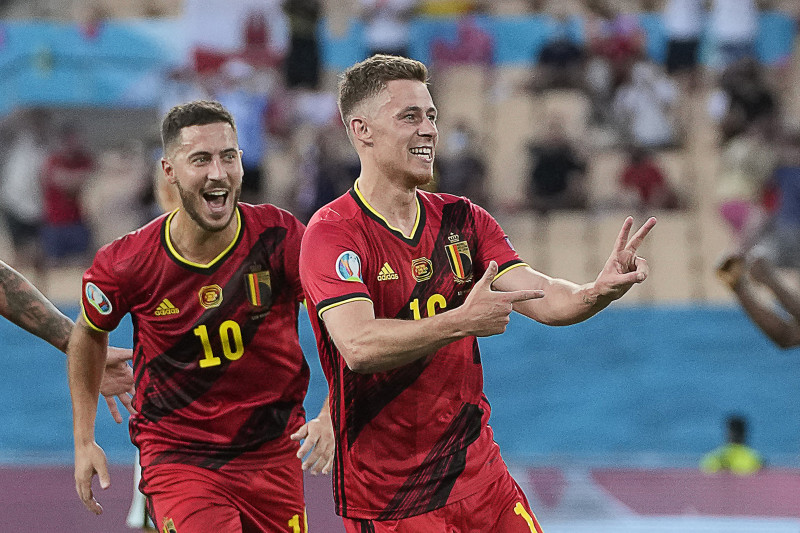 Thorgan stunner enough for Belgium to oust Portugal and Ronaldo from Euro 2020