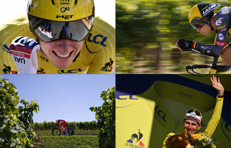 Exhausted Pogacar effectively seals Tour de France title