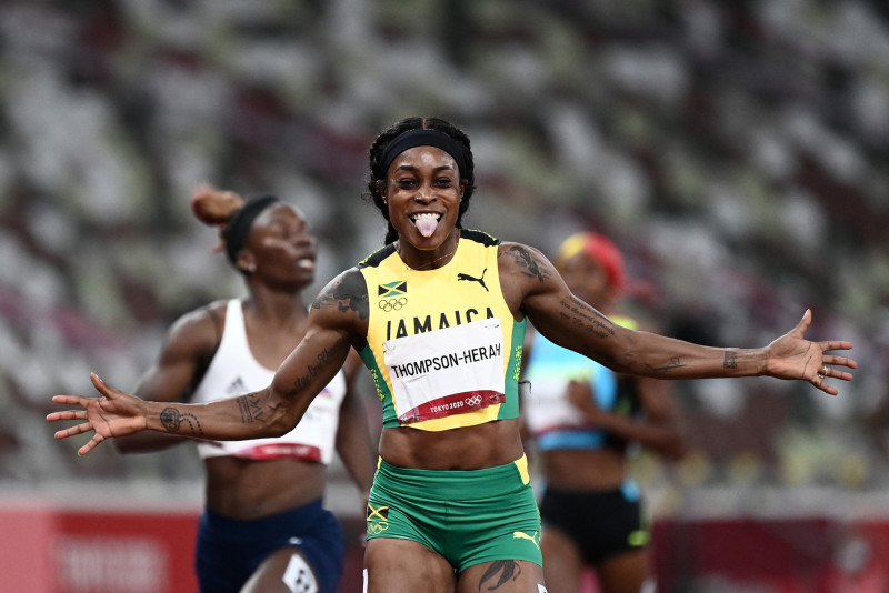 Elaine Thompson-Herah blocked from posting footage of her ‘double-double’ victory