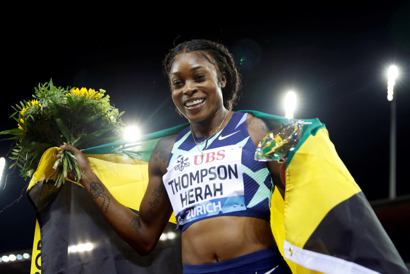 Elaine Thompson-Herah finally smashes 37-year-old 100m record in Zurich