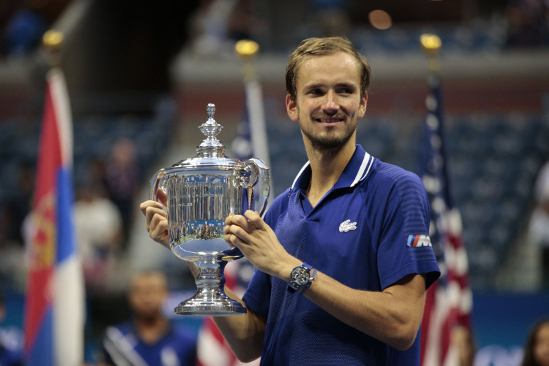 Medvedev dismisses Djokovic, hecklers for first Slam title