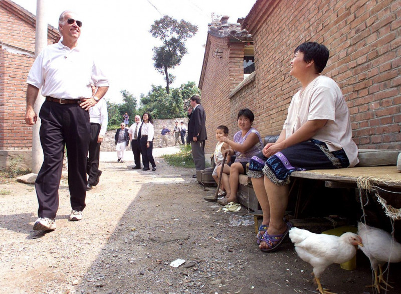 Gifts, popsicles and mass: Chinese villagers recall Biden's 2001 visit