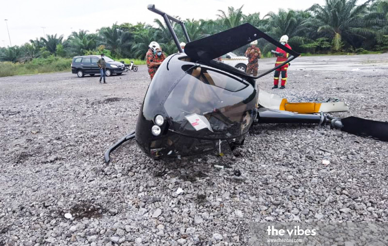 Copter crashes in PKFZ, 2 hurt