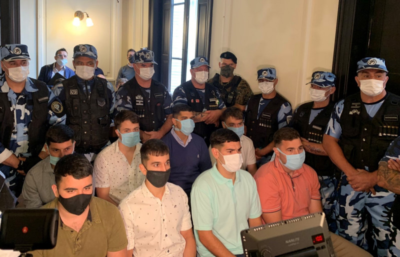 Eight Argentine rugby players on trial for brutal murder
