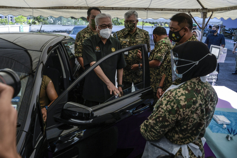 Drive-through vaccinations for military and their families soon: Ismail Sabri