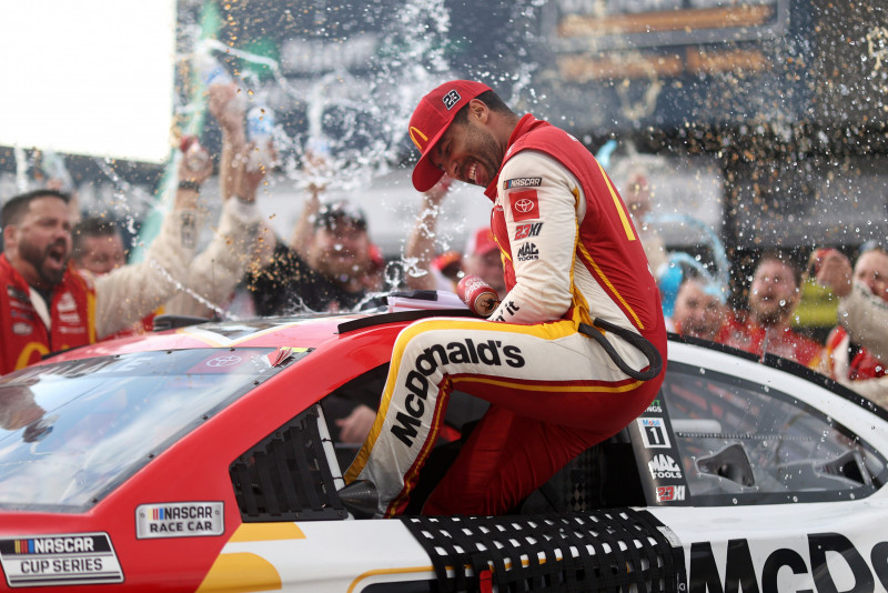 Stock car racer Bubba Wallace rewrites history with Nascar Cup win