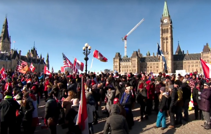 More protesters against Covid-19 measures enter Canada capital