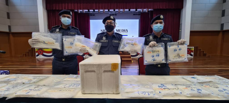 Fishy business: drugs worth RM500,000 seized at Kota Kinabalu airport