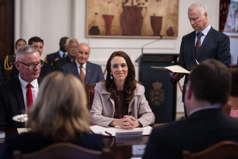 New Zealand’s Ardern sworn in for second term