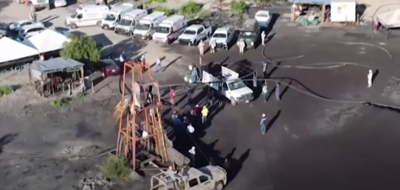 Falling water levels boost Mexican mine rescue mission