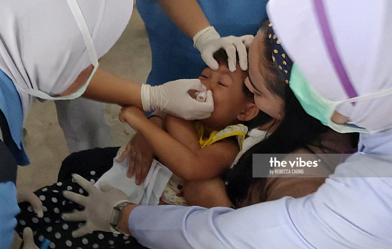 Sabah targets 95% polio immunisation rate