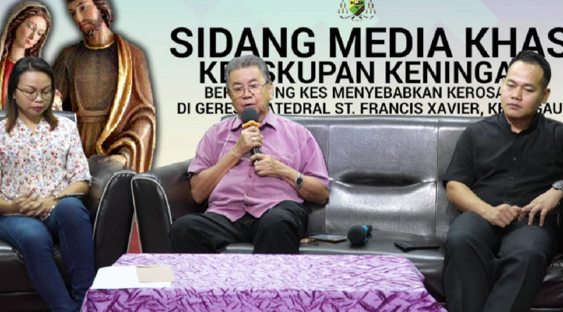 Keningau church forgives vandal, takes attack as divine message  