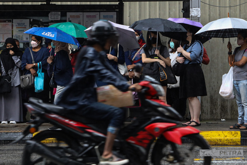T’ganu, Pahang, Johor, S’wak, Sabah to see continuous rain until Wed